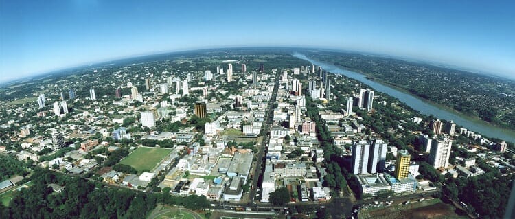 Foz do Iguaçu centro da cidade