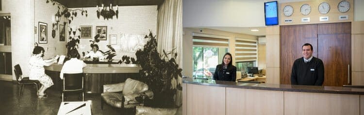 Hotel Tarobá comemora 41 anos com excelência em atendimento e qualidade! Evolução da Recepção do Hotel Tarobá
