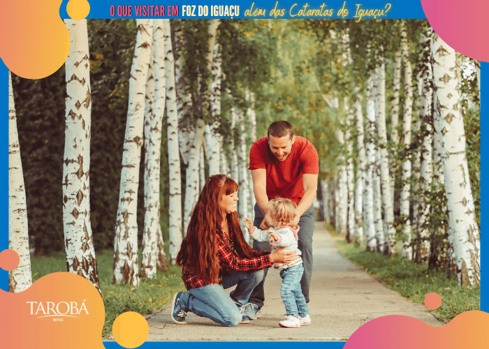 Família no bosque - O que conhecer em Foz do Iguaçu