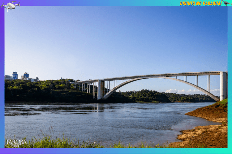 Drones no Paraguai - Ponte da Amizade