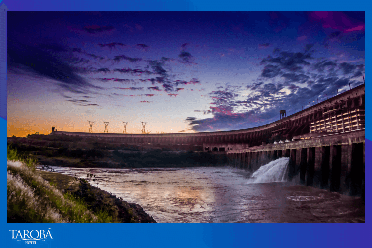 Itaipu Binacional visual entardecer 