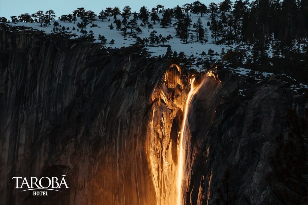 Yosemite Falls, as cataratas de fogo