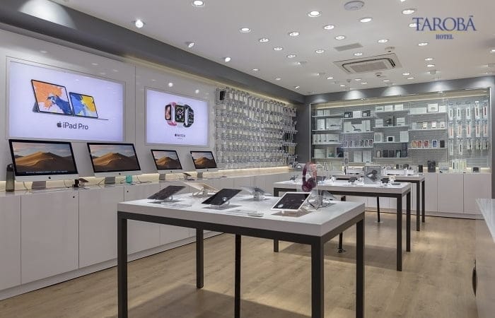 Cellshop e alguns de seus eletrônicos, um bom lugar para fazer compras no Paraguai.